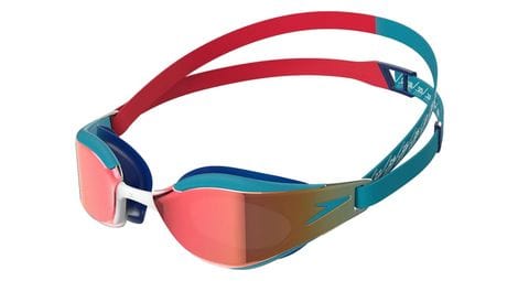 Lunettes de natation enfant speedo fastskin hyper elite vert / rouge