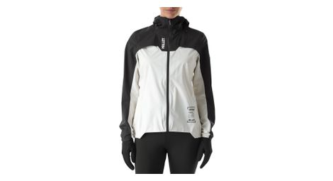 Chaqueta impermeable Millet Intense Pro 2.5L blanca/negra para mujer
