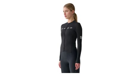 Maap maillot de manga larga evade pro base 2.0 para mujer negro