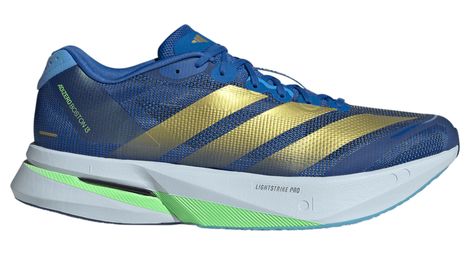Chaussures Running adidas Adizero Boston 13 Bleu/Or Homme