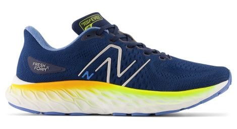 New balance fresh foam x evoz v3 running shoes blue yellow