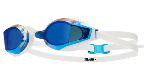 Lunettes de Natation Tyr Stealth-X Mirrored Performance Bleu/Blanc