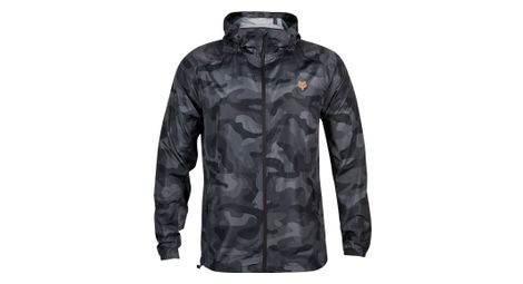 Fox head camo windbreaker schwarz s