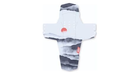 Guardabarros delantero mtb slicy largo hakuba blanco / rojo