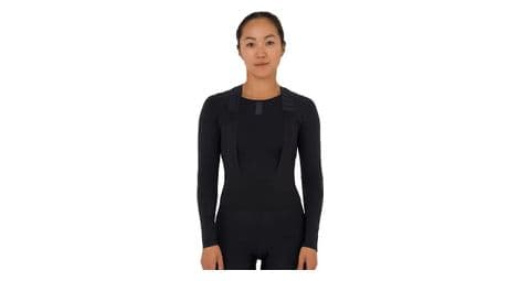 Baselayer donna maglia a maniche lunghe rapha merino black