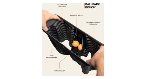 Boxer Droptemp Cooling Mesh Fly Jungle Schwarz Mann