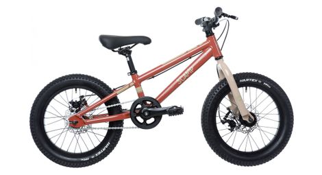 Vtt enfant scamp medfox single speed 16 salmon beige