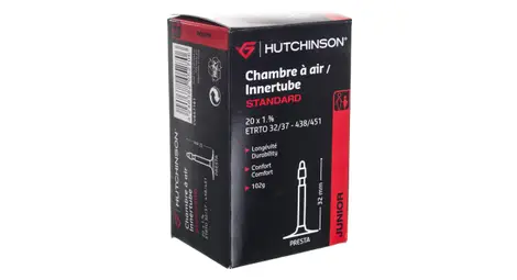 Hutchinson tubo interior junior bmx standard 20 '' x 1.3 / 8 me presta 32mm