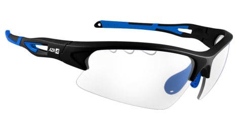 Azr kromic huez sports sunglasses black blue - transparent photochromic