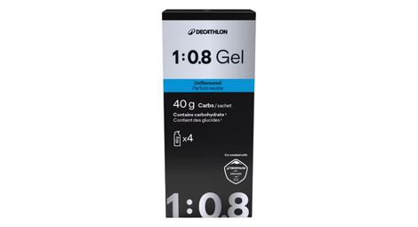 Energie-Gel-Pack Decathlon Nutrition 1.08 Proline Neutral 4x60g
