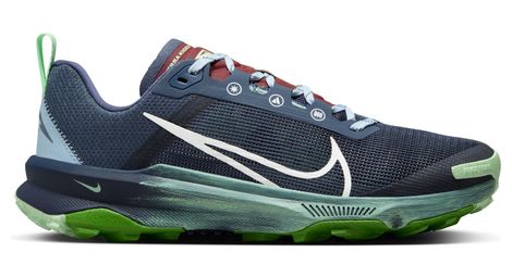Nike react terra kiger 9 blue green women's trail running shoes