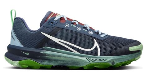 Zapatillas de trail running nike react terra kiger 9 azul verde mujer 39