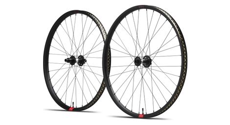 Coppia di ruote di ricambio 30 SL in alluminio DT 350 DEG DF 29"/27,5" | Boost 15x110 - 12x148 mm | 6 fori | Nero