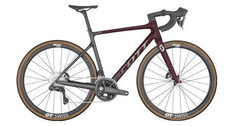 Scott addict se bicicleta de carretera shimano ultegra di2 12s 700 mm roja