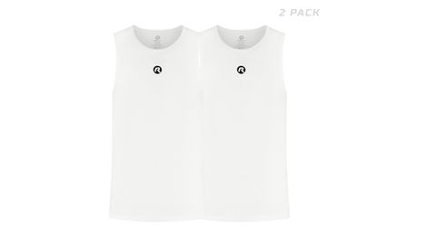 Sous-maillot sans manches rogelli core ii blanc unisexe