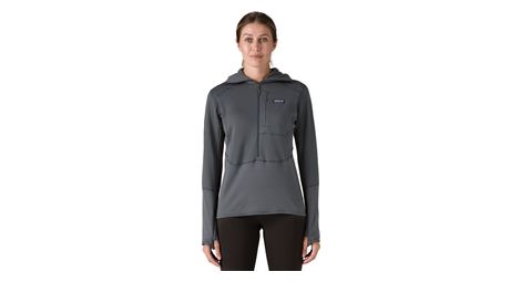 Polaire à capuche patagonia r1 hoody gris femme