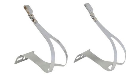 zefal christophe classic steel toe clips chrome