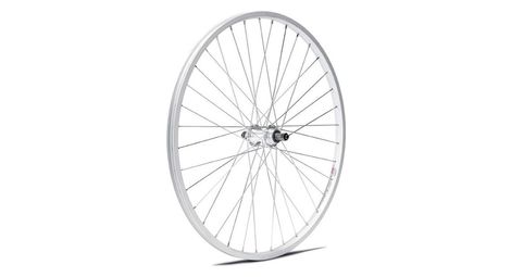 Roue arriere gurpil cyber 10 26 9x135mm v brake argent