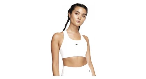 Brassiere nike air swoosh blanc femme