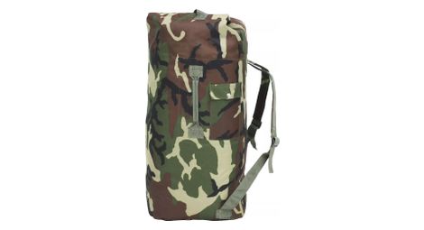 Vidaxl sac de sport en style militaire 85 l