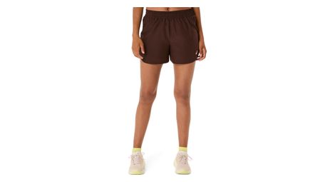 asics nagino run brown women s shorts