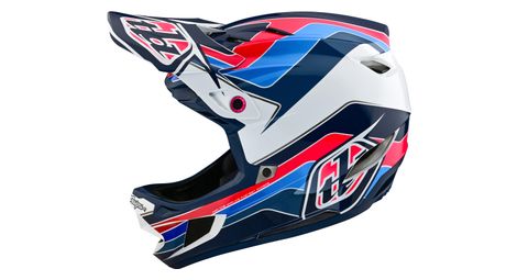 Casque intégral troy lee designs d4 polyacrylite mips bleu