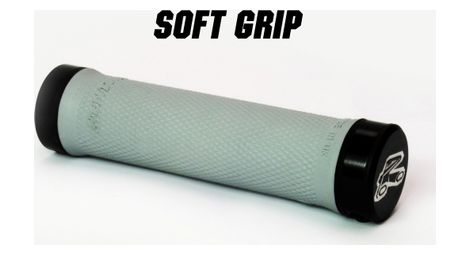 Renthal paire de grips lock on soft gris