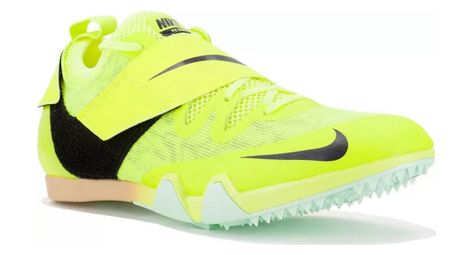 Nike pole vault elite yellow green unisex track & field shoes 44.1/2