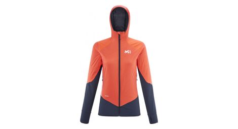 Millet tourspeedx women's orange softshell jacket