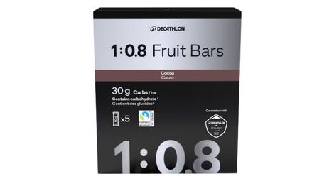 Barres Energétiques Decathlon Nutrition 1:08 Proline Cacao 5x50g