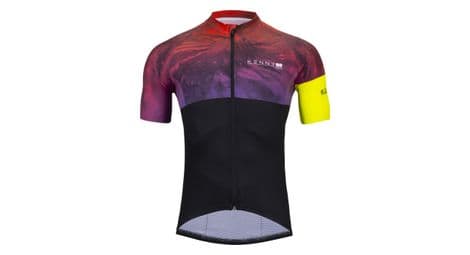 Maillot kenny tech dye rouge noir