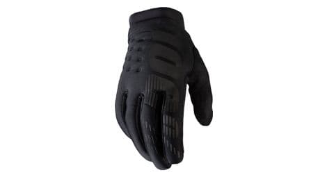 Par de guantes de mujer 100% brisker negro / gris