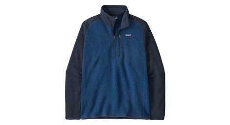 Polaire patagonia better sweater 1/4 zip bleu homme