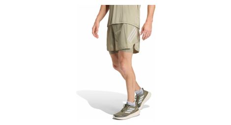 Pantalón Corto adidas adi365 Formotion Khaki 2 en 1, Hombre