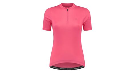 Maillot manches courtes rogelli core femme rose