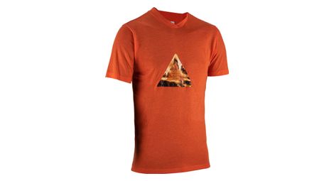 leatt mtb allmtn 2 0 flame orange short sleeve jersey for kids