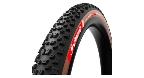 Neumático Vittoria Agarro Trail 29'' para MTB Tubeless Ready plegable con cinturón antipinchazos y compuesto de grafeno 4Compound. Flanco marrón.
