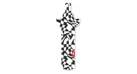 Parafango posteriore stradale dazzle black / white