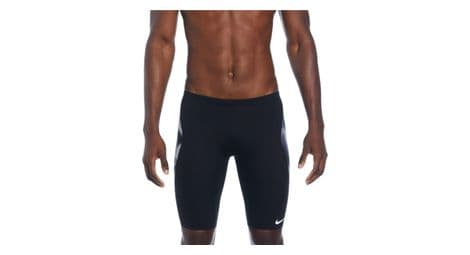 Nike swim hydrastrong digi haze schwarz herren badeanzug