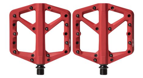 Coppia di pedali crankbrothers stamp 1 rosso l