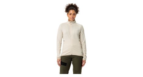 Chaqueta polar vaude monviso mujer blanco crudo