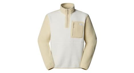 Forro polar the north face  p yumiori  p 1 4 zip beige blanco para hombre