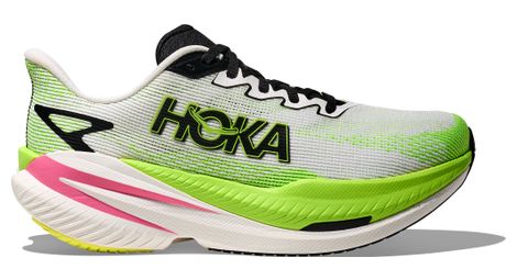 Hoka Mach X 3 Running Schuhe Weiß/Grün Women