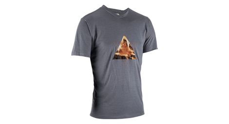 leatt mtb allmtn 2 0 titanium grey short sleeve jersey for kids