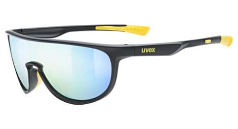 Uvex sportstyle 515 kinderbrille schwarz/gelbe spiegelgläser