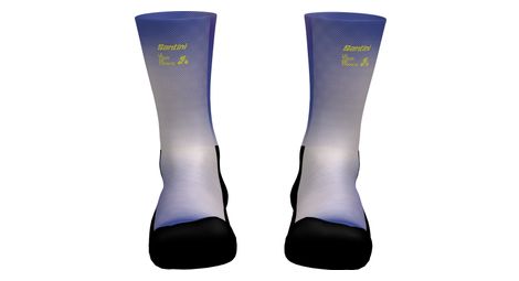 Chaussettes Santini Tour de France Alpe d’Huez Violet