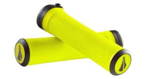 Poignées sdg slater - 1pc lock-on neon yellow, 135mm, 30-32 od, ergonomique