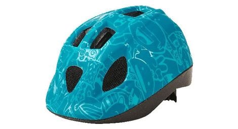 Casque kid 46-53 xs bleu vert smil.