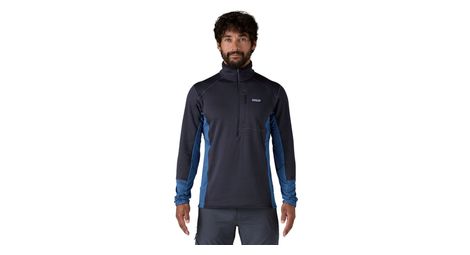 Polaire patagonia r1 1/2 zip bleu homme
