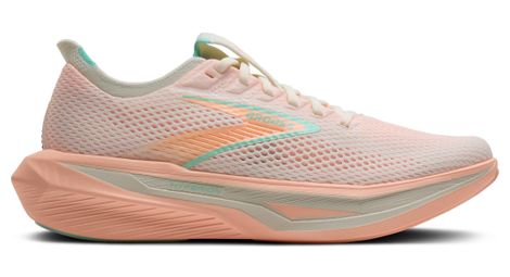 brooks hyperion 3 running shoes beige pink women s